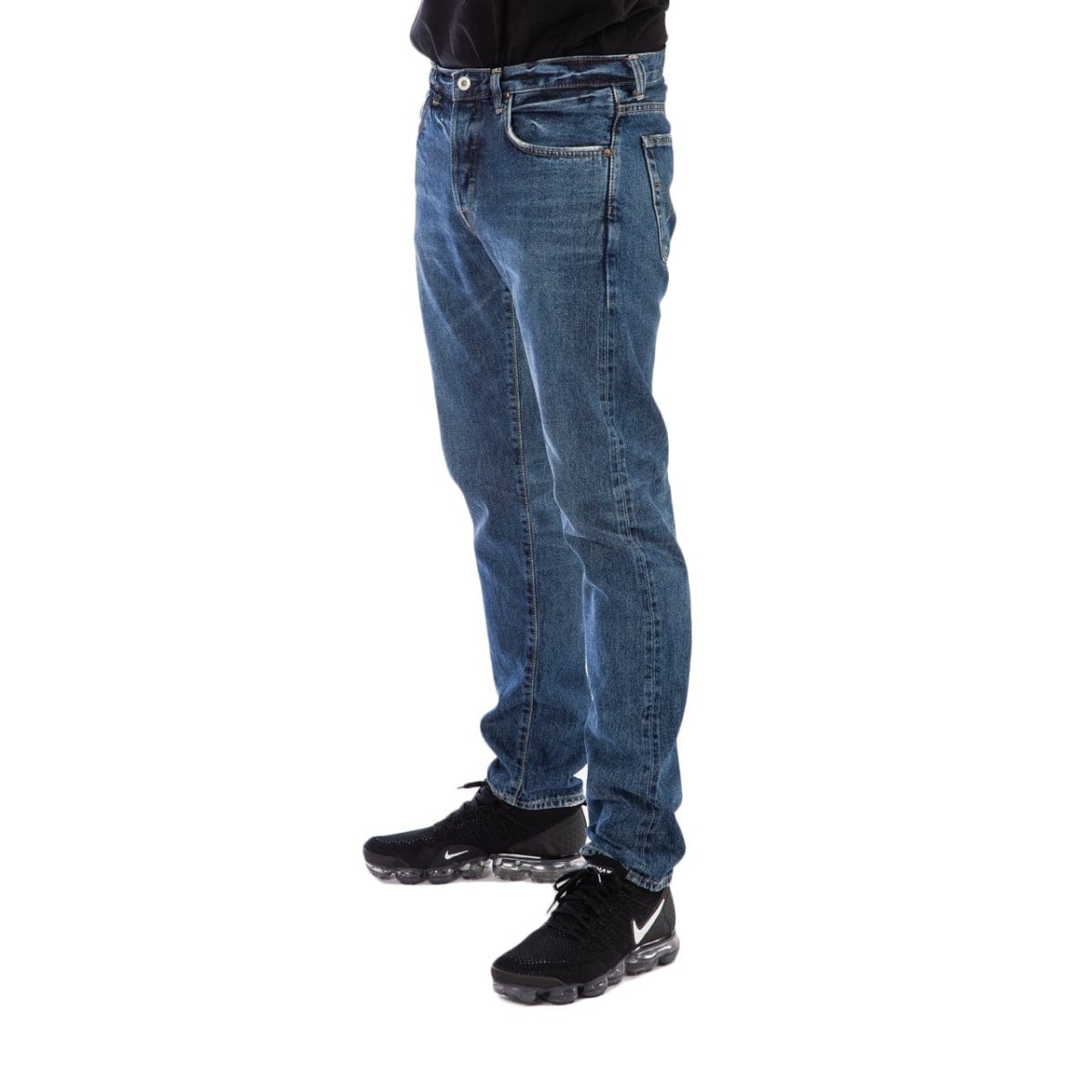 Edwin Classic Regular Tapered Rainbow Selvage Japan Denim (Mid Dark Used) - Allike Store