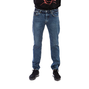 Edwin Classic Regular Tapered Rainbow Selvage Japan Denim (Mid Dark Used) - Allike Store