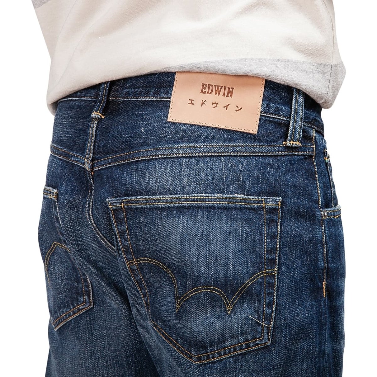 Edwin ED-55 63 Rainbow Selvage Blue Hikaru Wash (Blau) - Allike Store