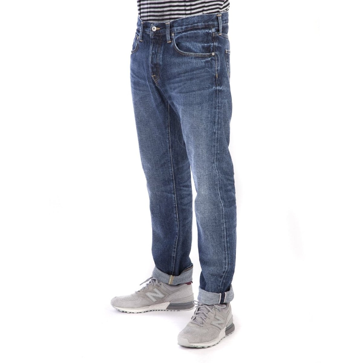Edwin ED-55 Red Listed Selvage Denim Blue Contrast Clean Wash (Blau) - Allike Store