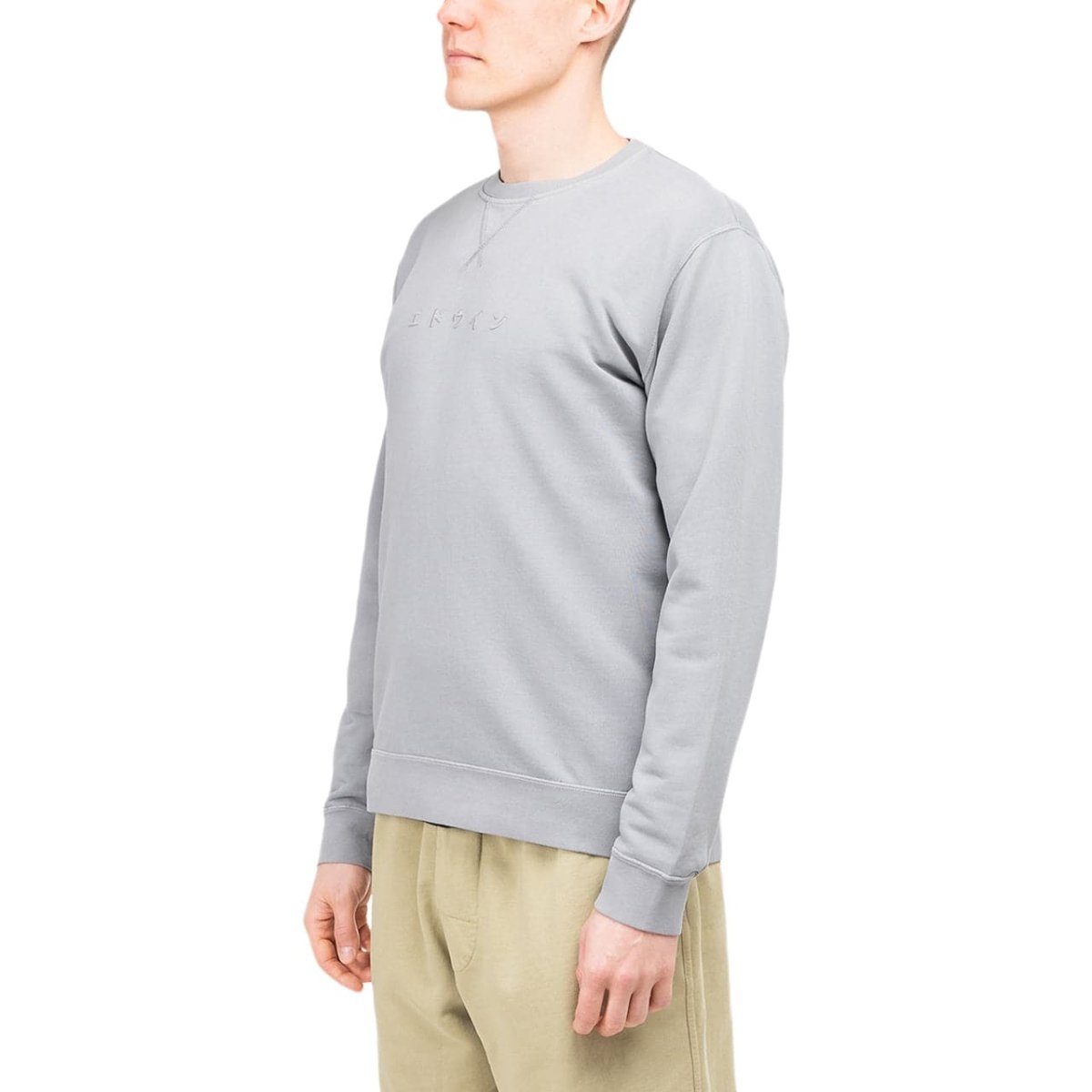 Edwin Katakana Crewneck (Grau) - Allike Store