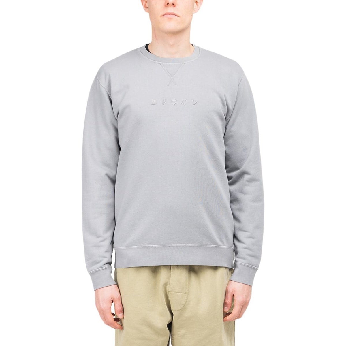 Edwin Katakana Crewneck (Grau) - Allike Store