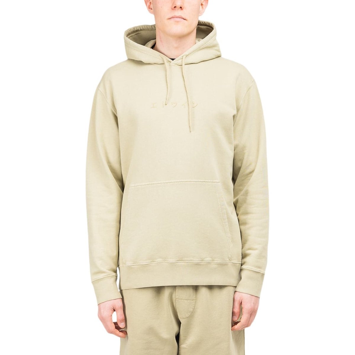 Edwin Katakana Hoodie (Grüngelb) - Allike Store