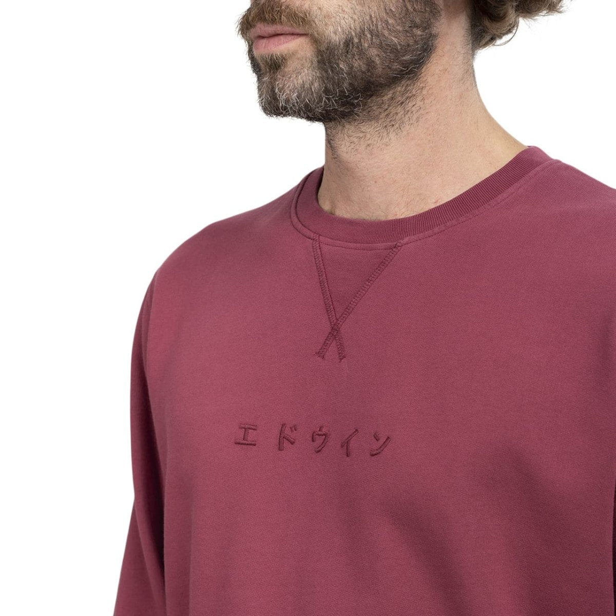 Edwin Katakana Sweat (Pflaume) - Allike Store