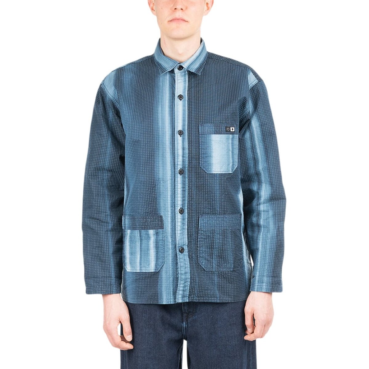 Edwin Major Tie Dye Ripstop Shirt (Blau) - Allike Store