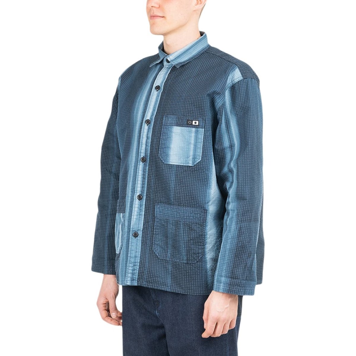 Edwin Major Tie Dye Ripstop Shirt (Blau) - Allike Store