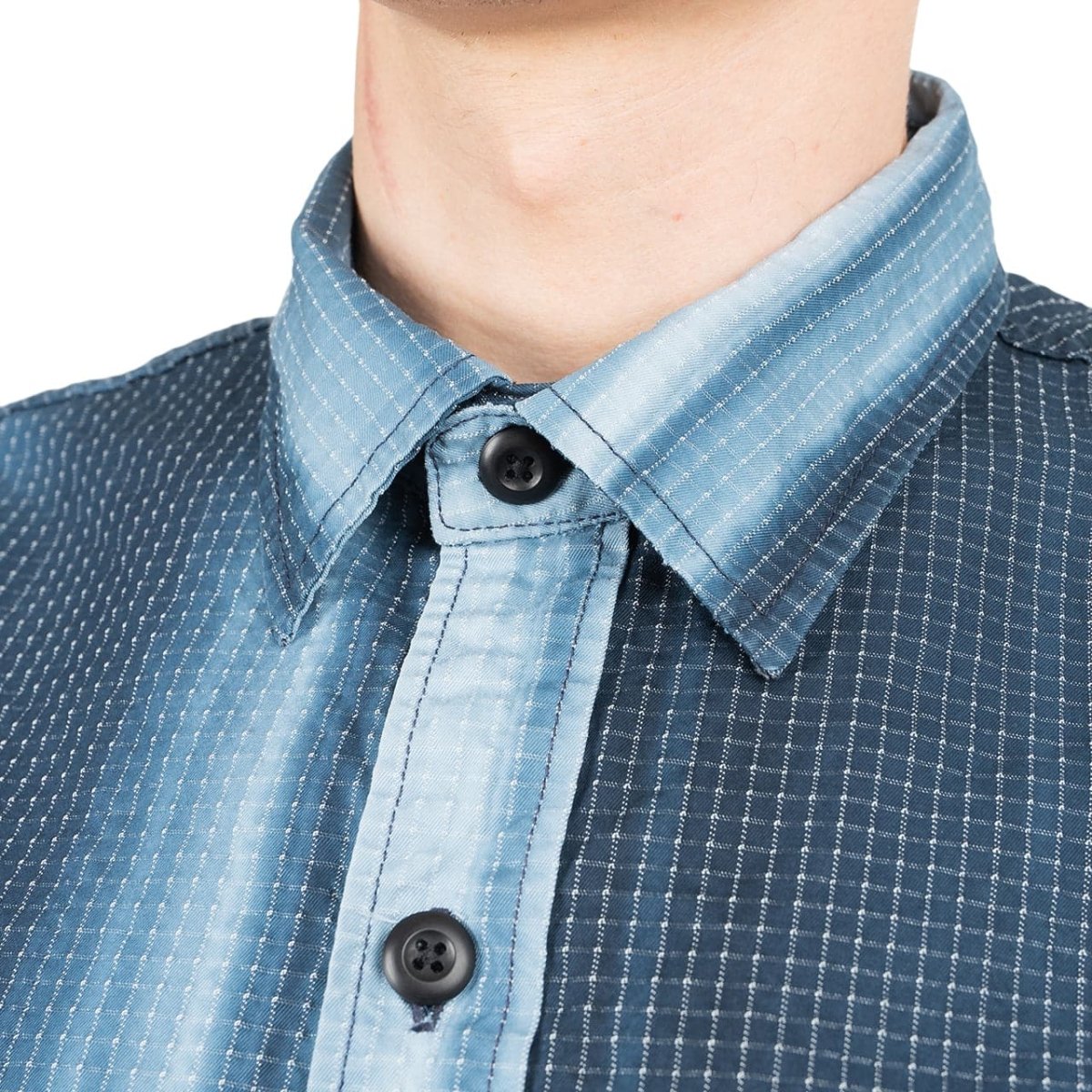Edwin Major Tie Dye Ripstop Shirt (Blau) - Allike Store