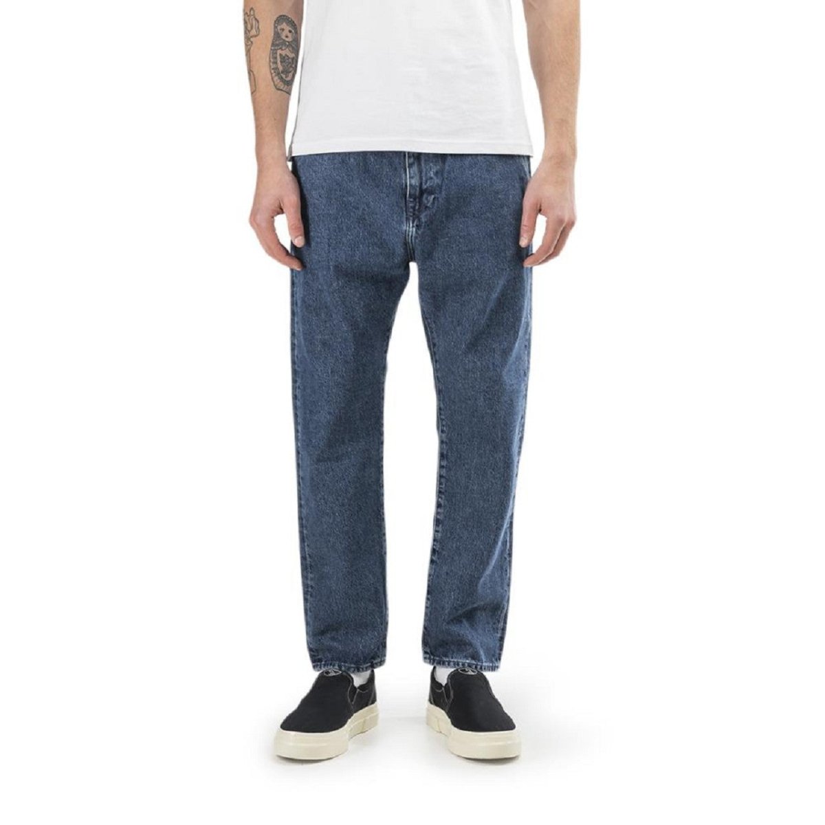 Edwin Universe Pant Cropped (Blau) - Allike Store