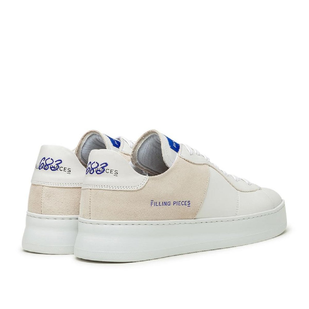 Filling Pieces Low Plain Court 683 Organic (Weiß / Beige) - Allike Store