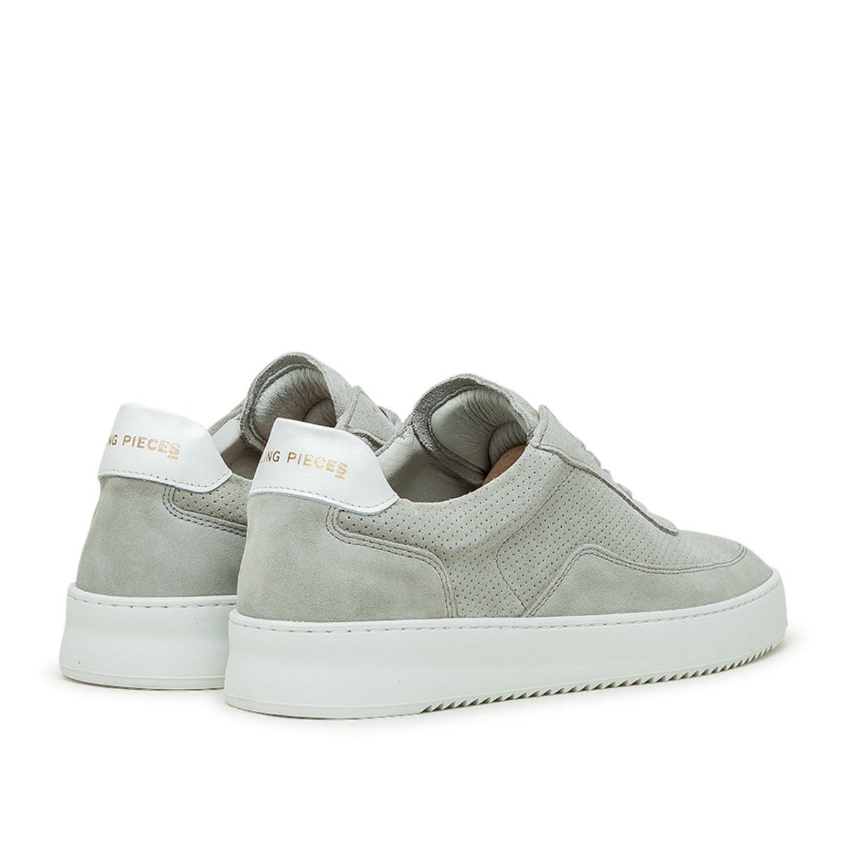 Filling Pieces Mondo Perforated (Hellgrau / Weiß) - Allike Store