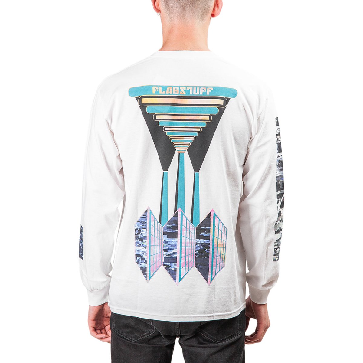 Flagstuff ''Capsule'' L/S Tee (Weiß) - Allike Store