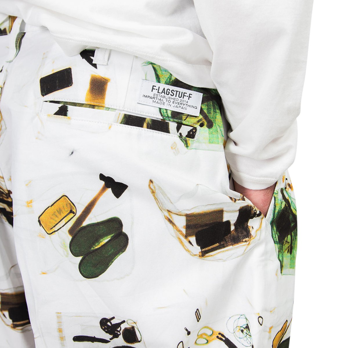 Flagstuff 'Illegal' Pants (Weiß) - Allike Store