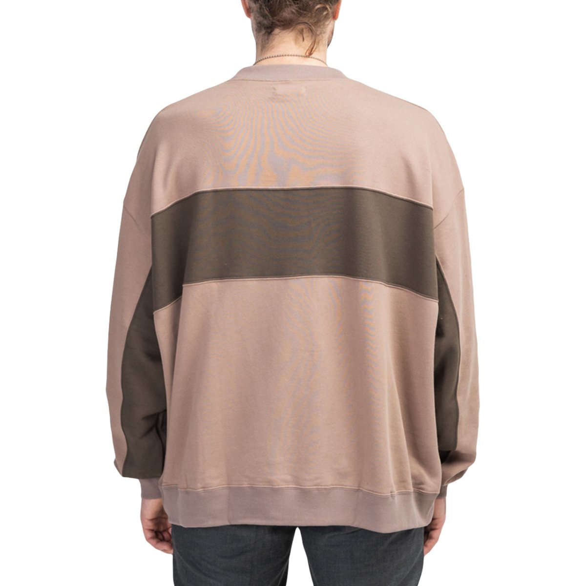 Flagstuff Line Sweatshirt (Beige) - Allike Store