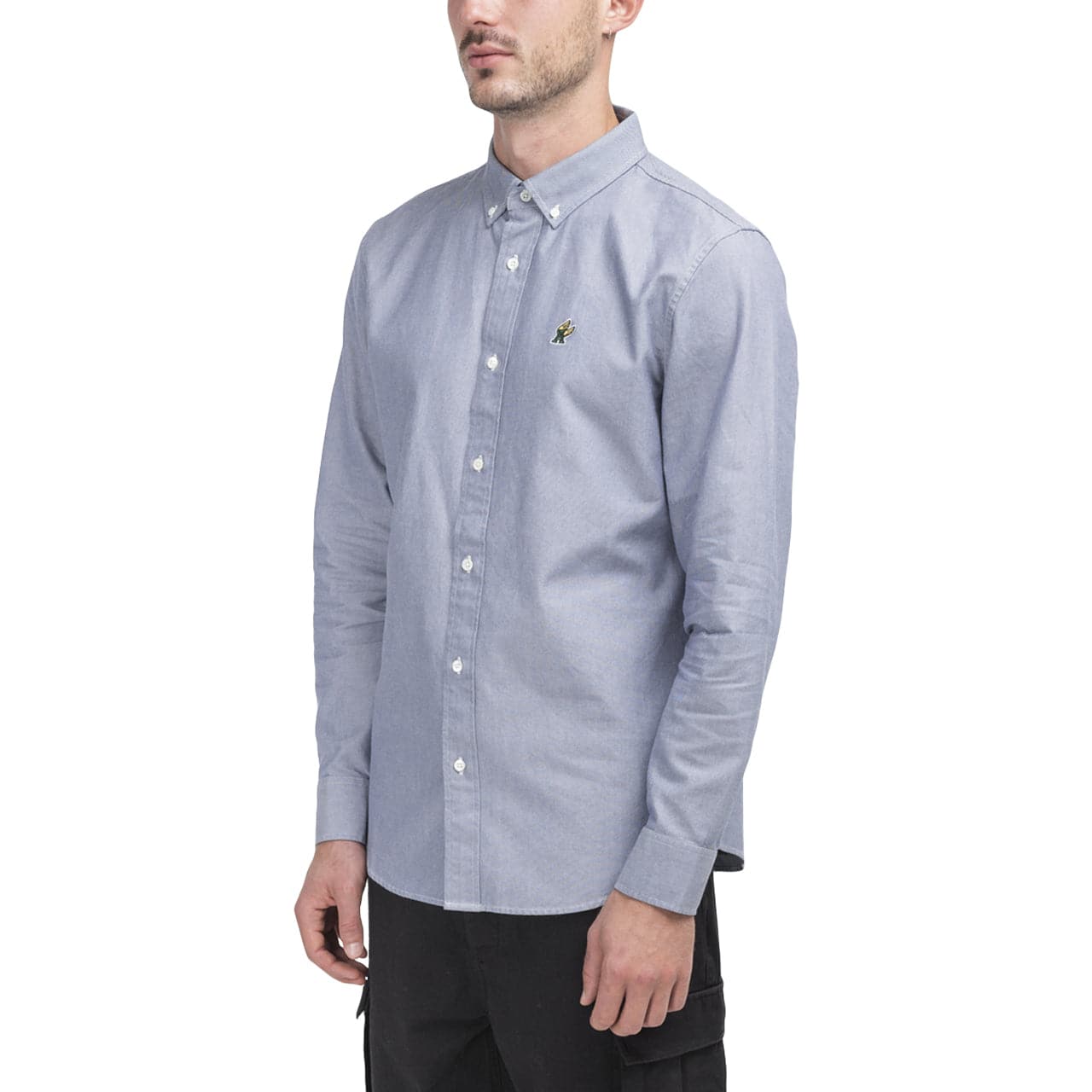 Aimé Leon Dore A-Wing Patch Oxford Shirt (Blau) - Allike Store
