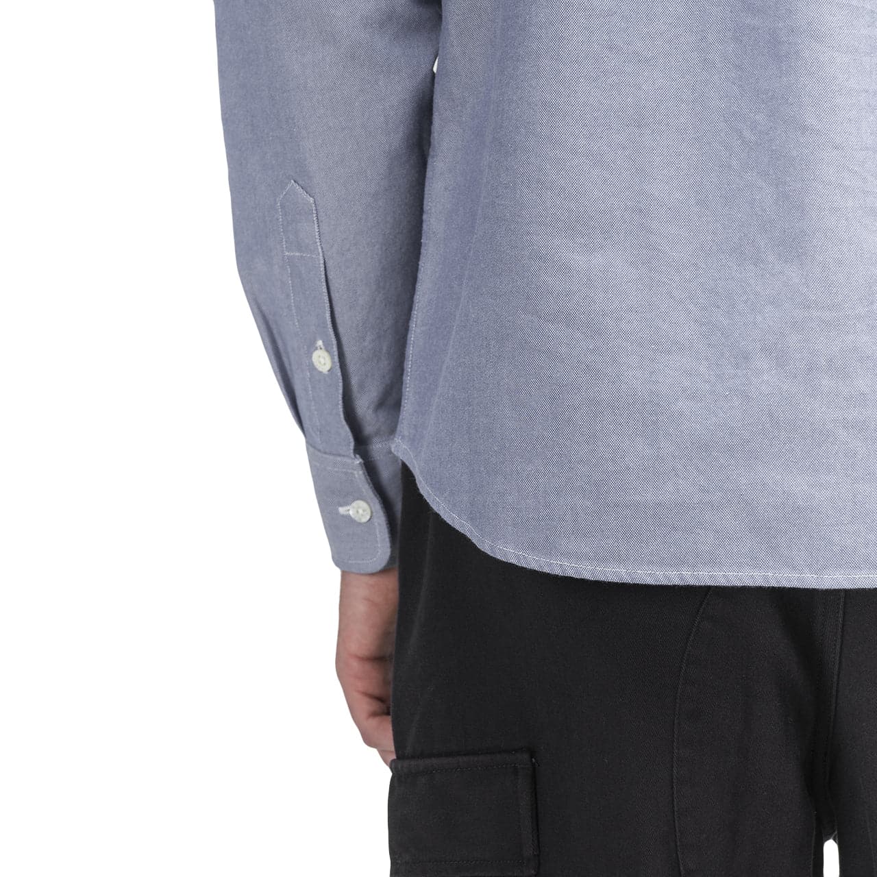 Aimé Leon Dore A-Wing Patch Oxford Shirt (Blau) - Allike Store