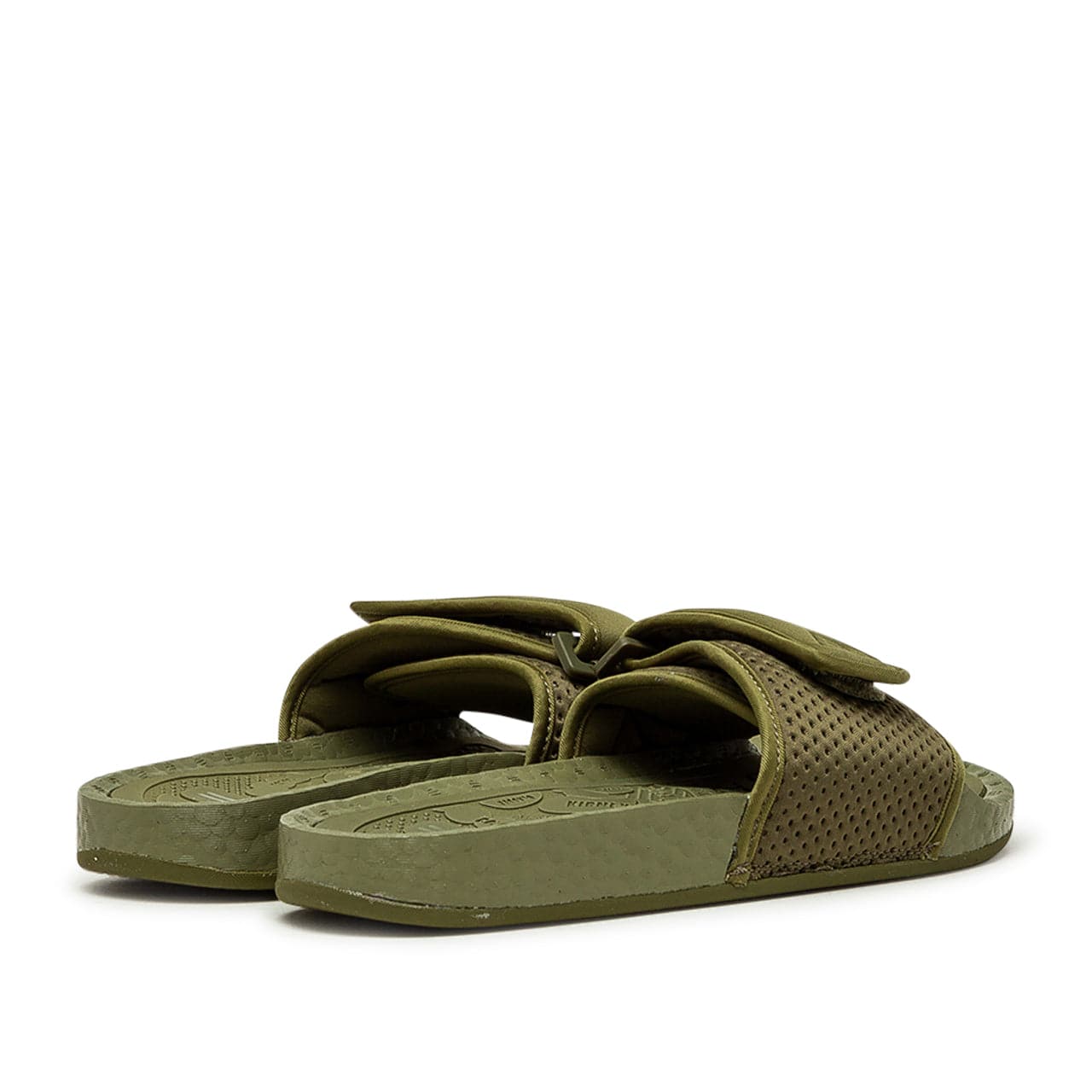 adidas x Pharrell Williams Chanceletas HU Boost Slide (Olive) - Allike Store