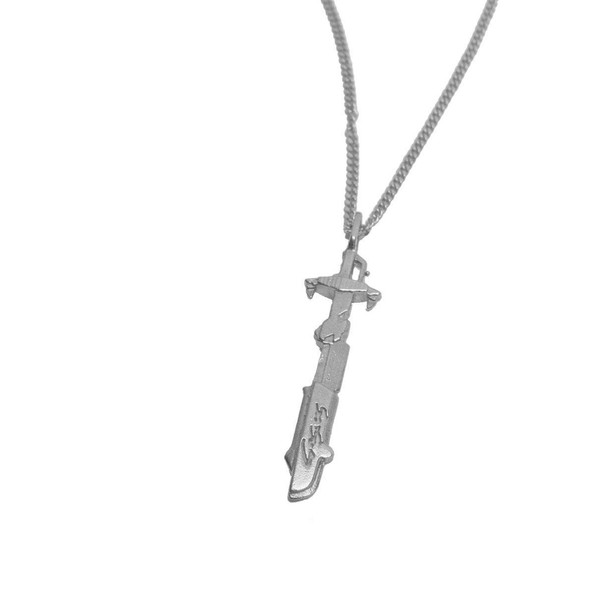Gasius Manga Sword Pendant & 60cm Chain Silver (Silber) - Allike Store