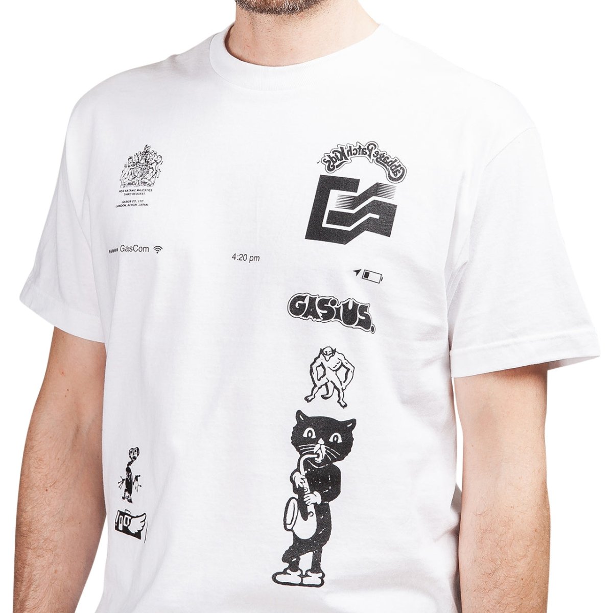Gasius The Extra Gasius Tee (Weiß) - Allike Store