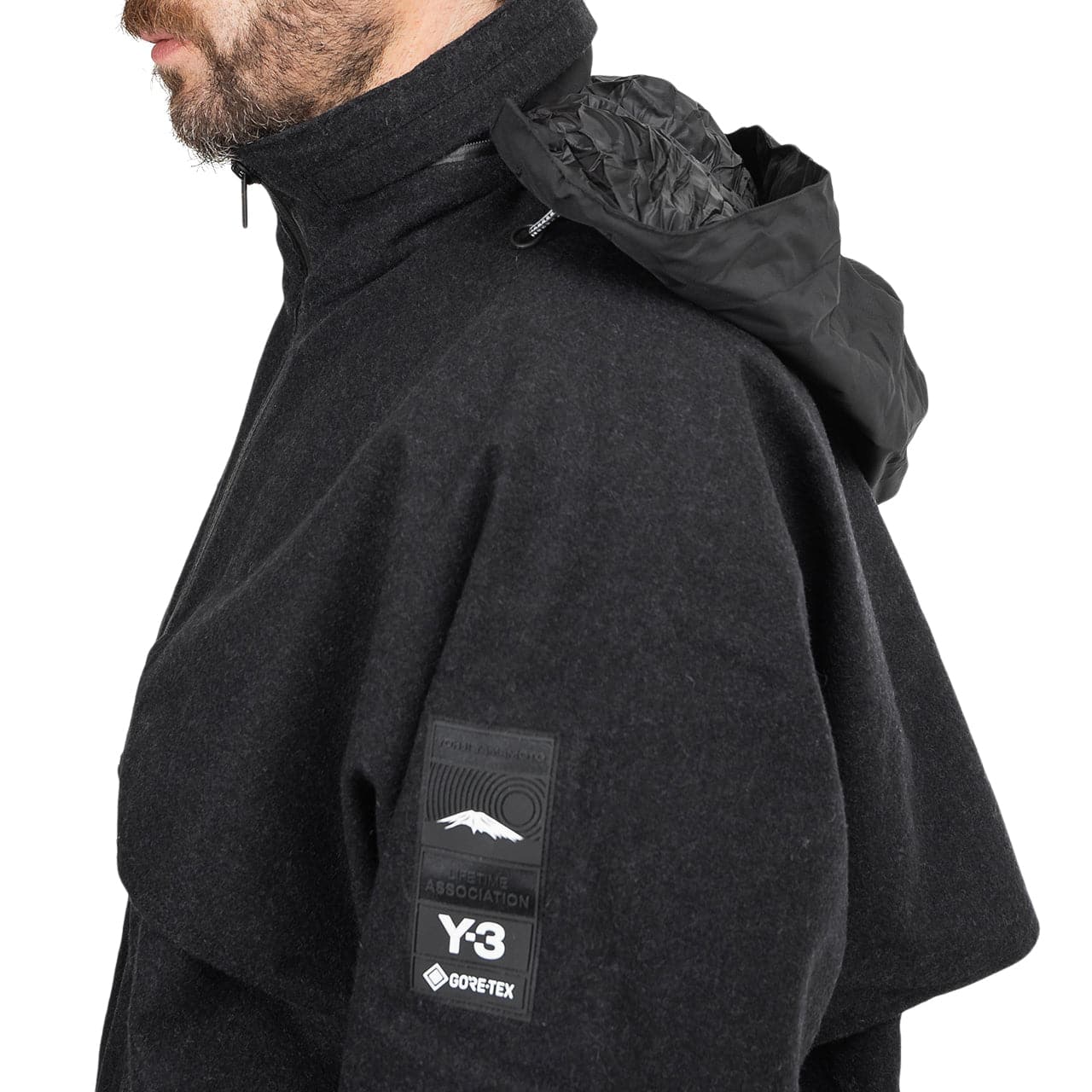 adidas Y-3 CH3 Melton Gore-Tex Jacket (Schwarz) - Allike Store