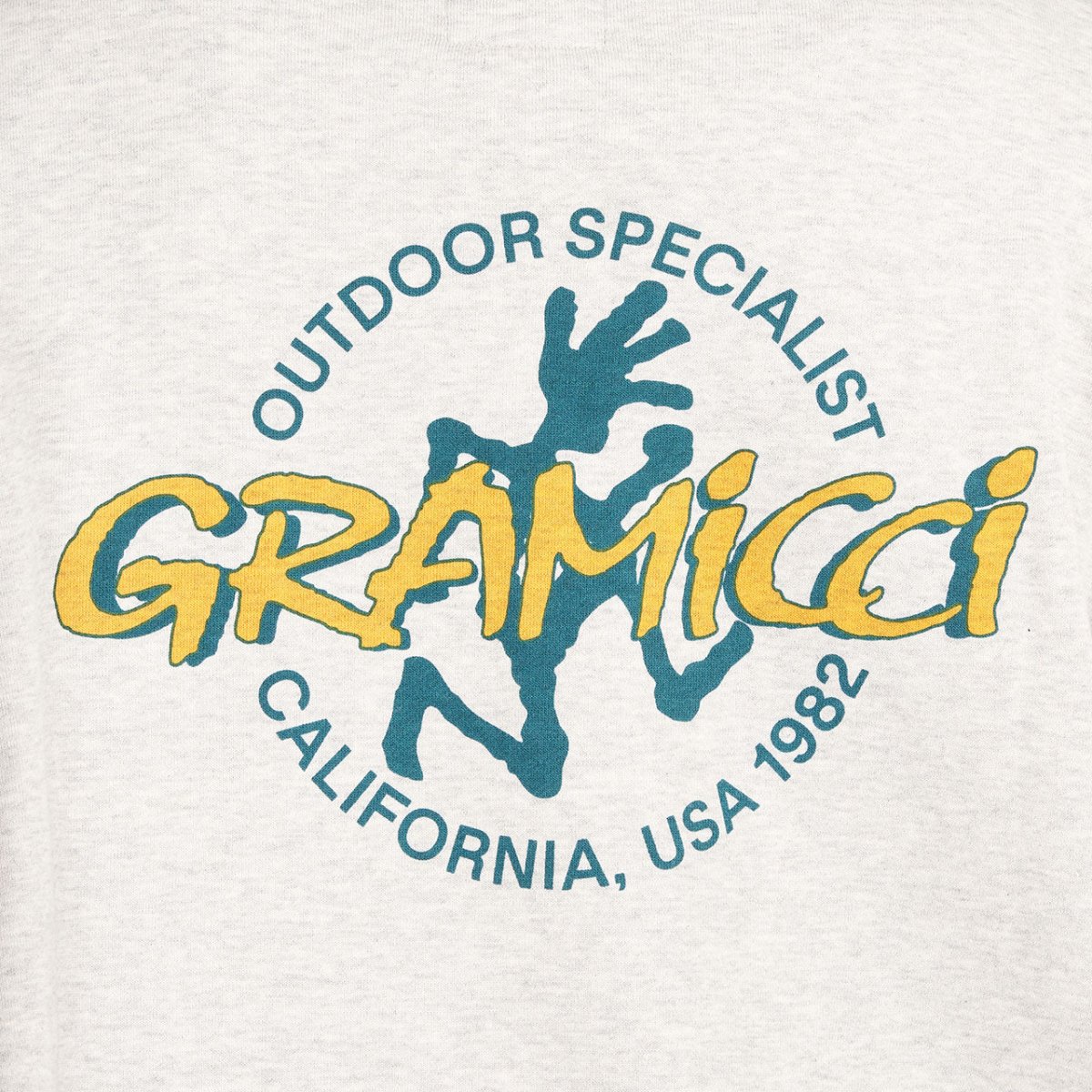 Gramicci Running Man Hooded Sweatshirt (Grau) - Allike Store