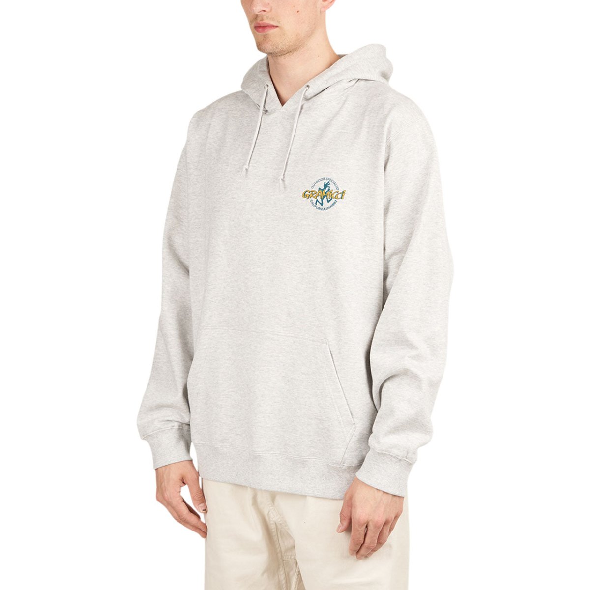 Gramicci Running Man Hooded Sweatshirt (Grau) - Allike Store