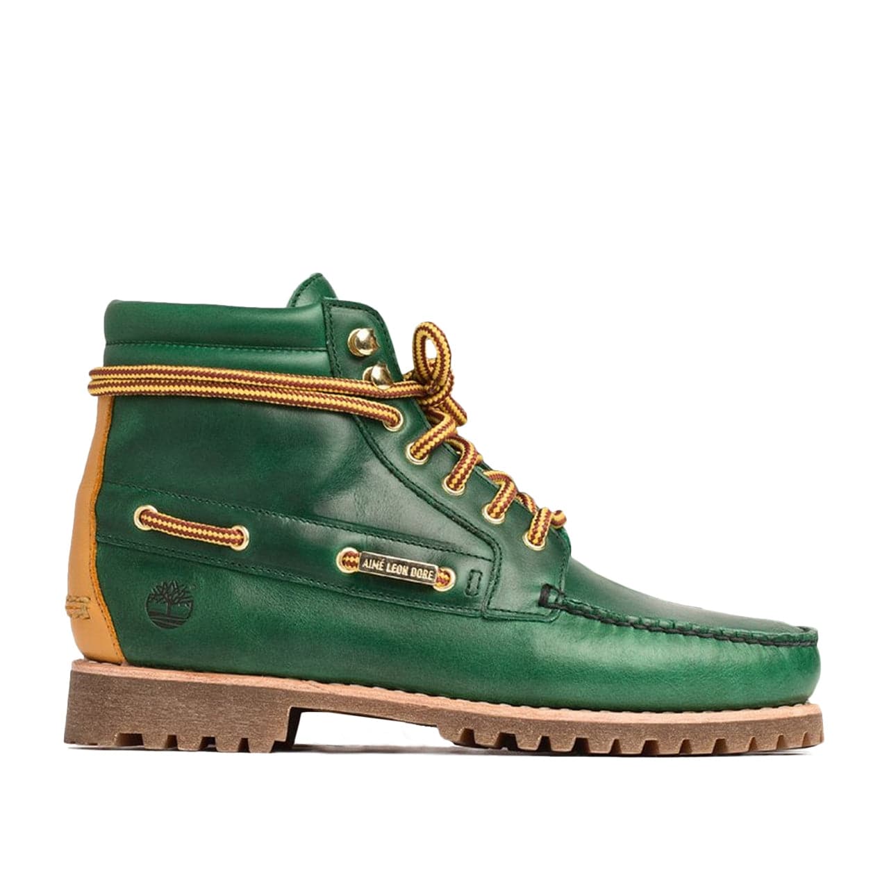 Aimé Leon Dore x Timberland 7 Eye Lug Boot (Grün)  - Allike Store