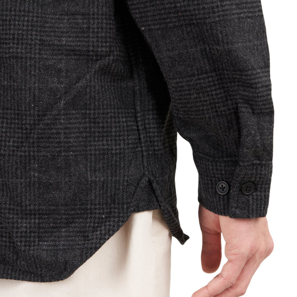 Han Kjobenhavn Army Overshirt (Schwarz) - Allike Store