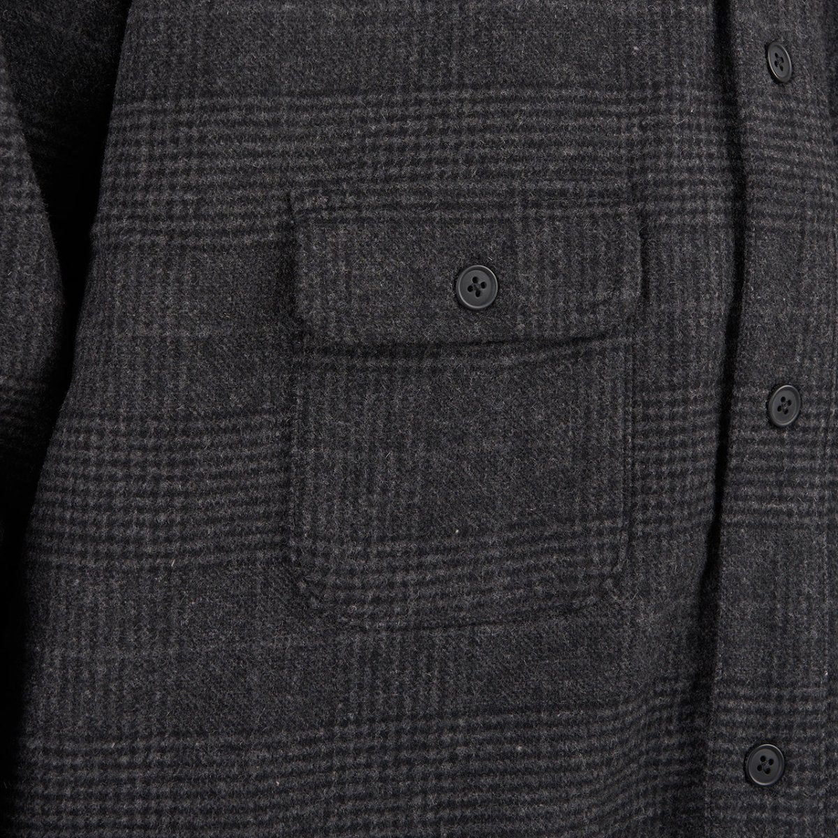 Han Kjobenhavn Army Overshirt (Schwarz) - Allike Store