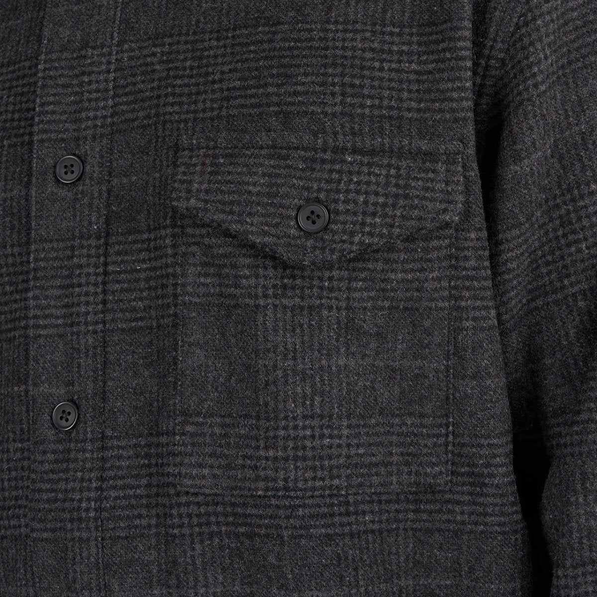 Han Kjobenhavn Army Overshirt (Schwarz) - Allike Store