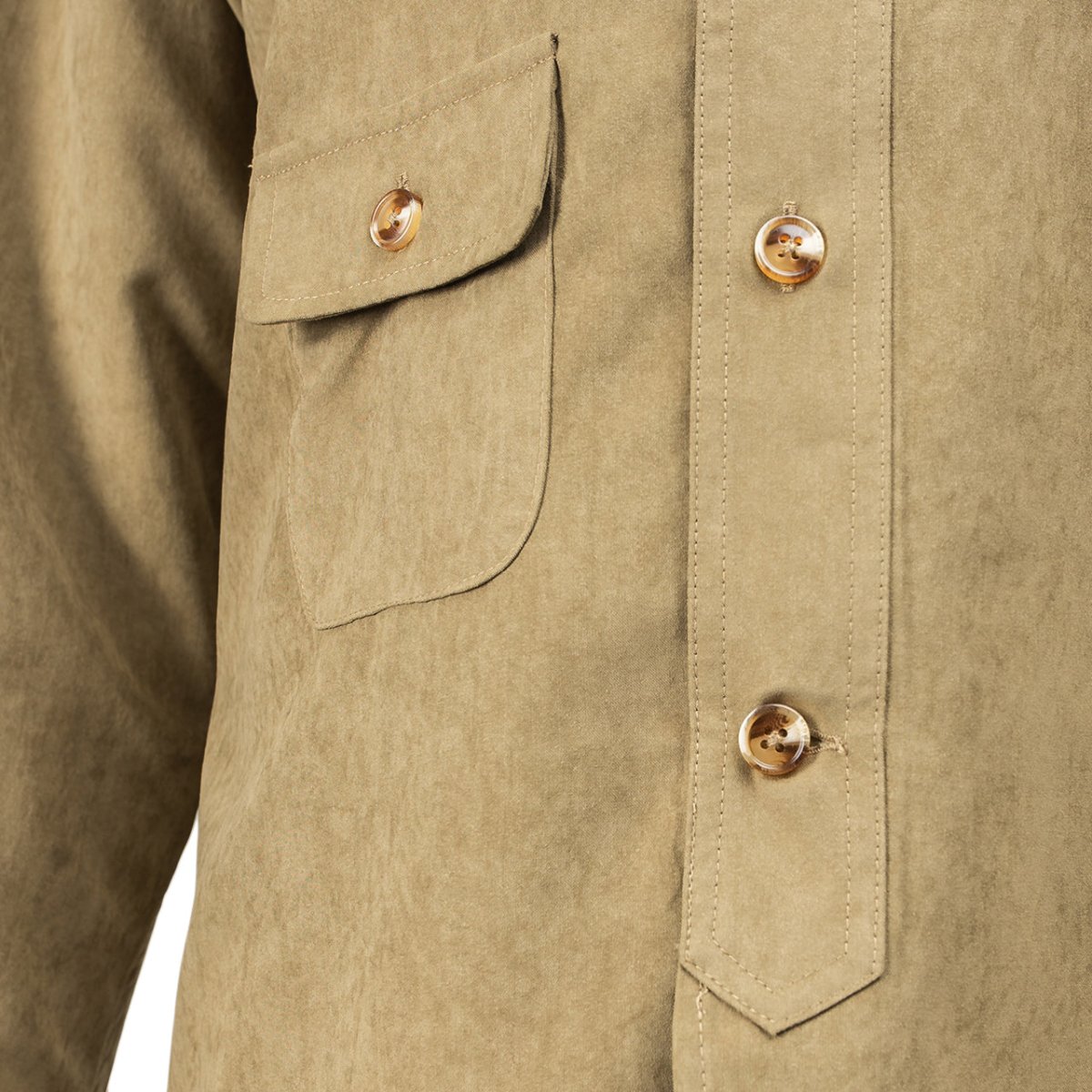 Han Kjobenhavn Army Shirt (Braun) - Allike Store