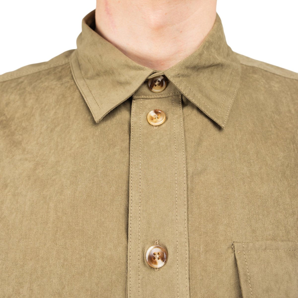 Han Kjobenhavn Army Shirt (Braun) - Allike Store
