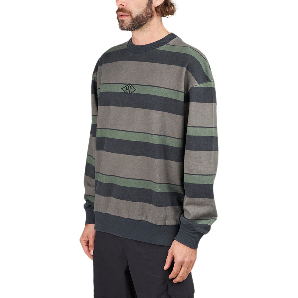 Han Kjobenhavn Bulky Crew (Grau / Grün) - Allike Store