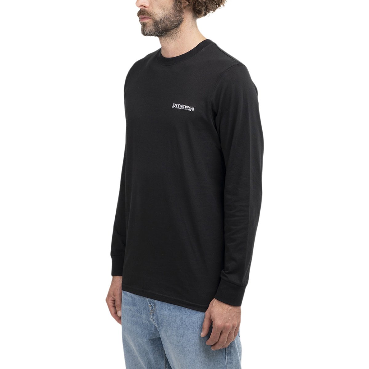 Han Kjobenhavn Casual Long Sleeve Tee (Schwarz)  - Allike Store