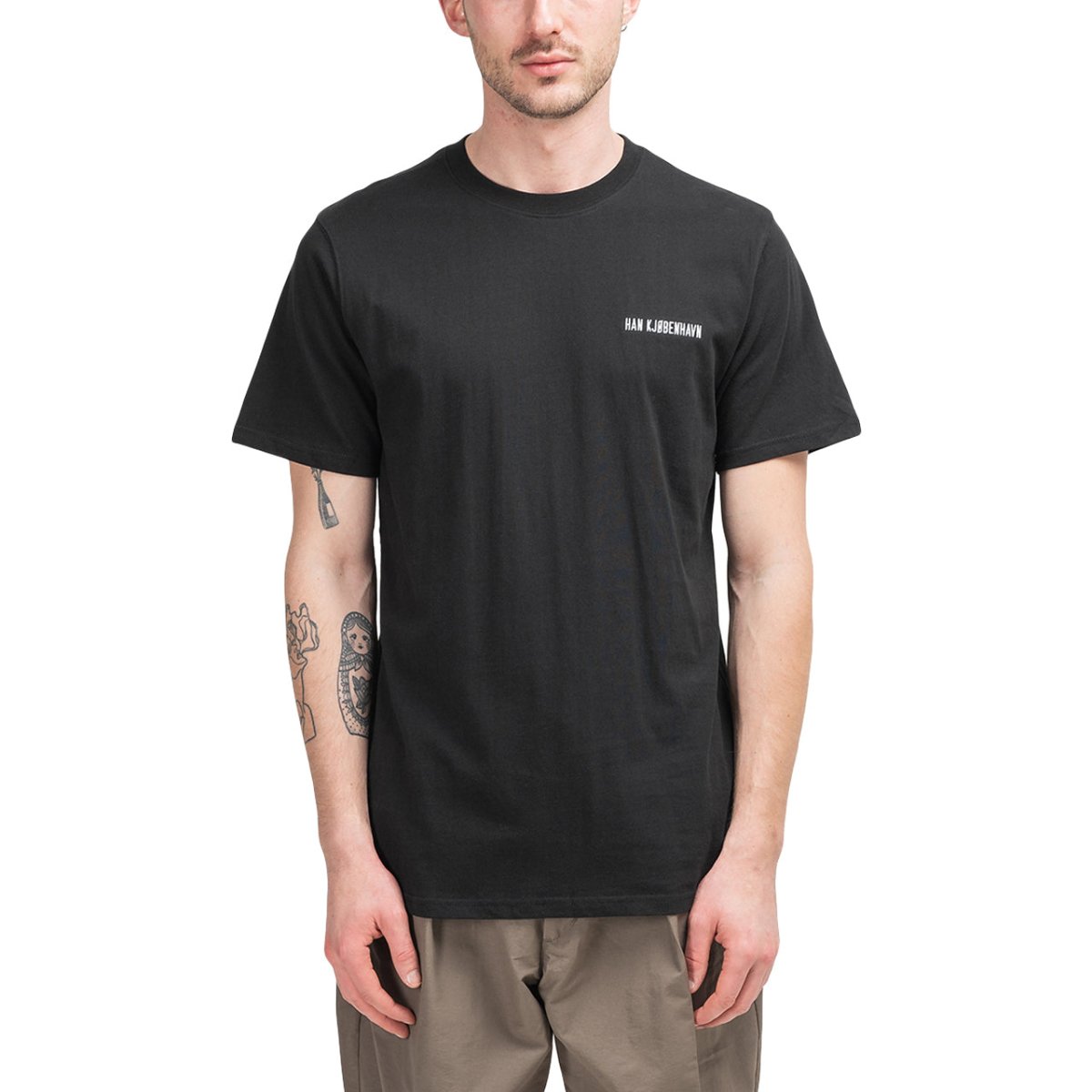 Han Kjobenhavn Casual T-Shirt (Schwarz) - Allike Store