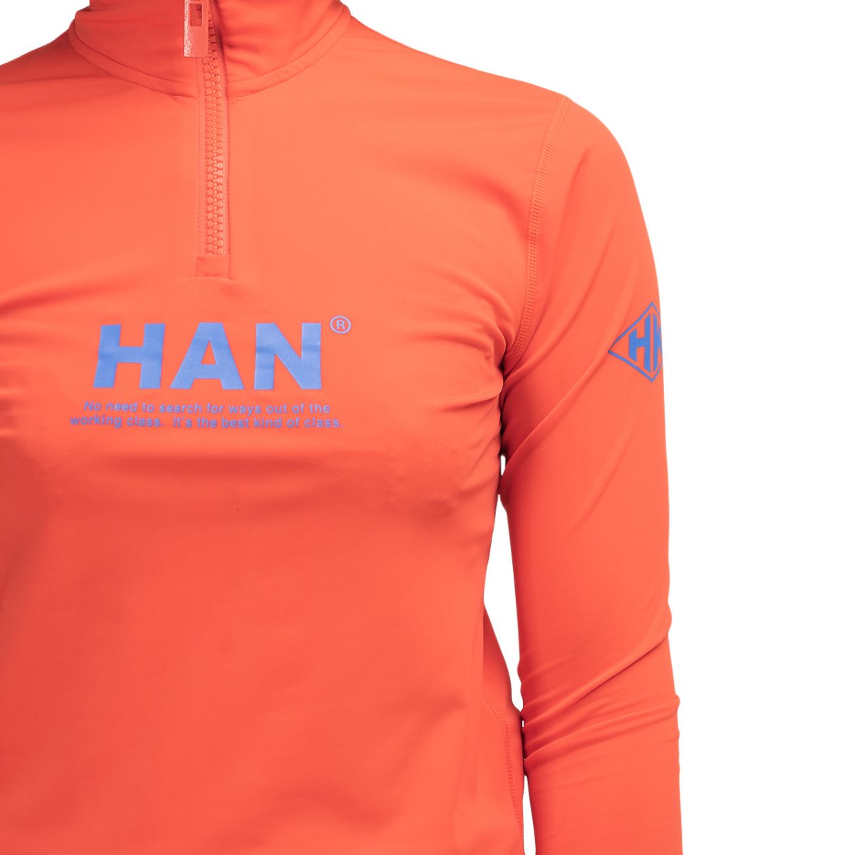Han Kjobenhavn Half Zip Top (Rot) - Allike Store