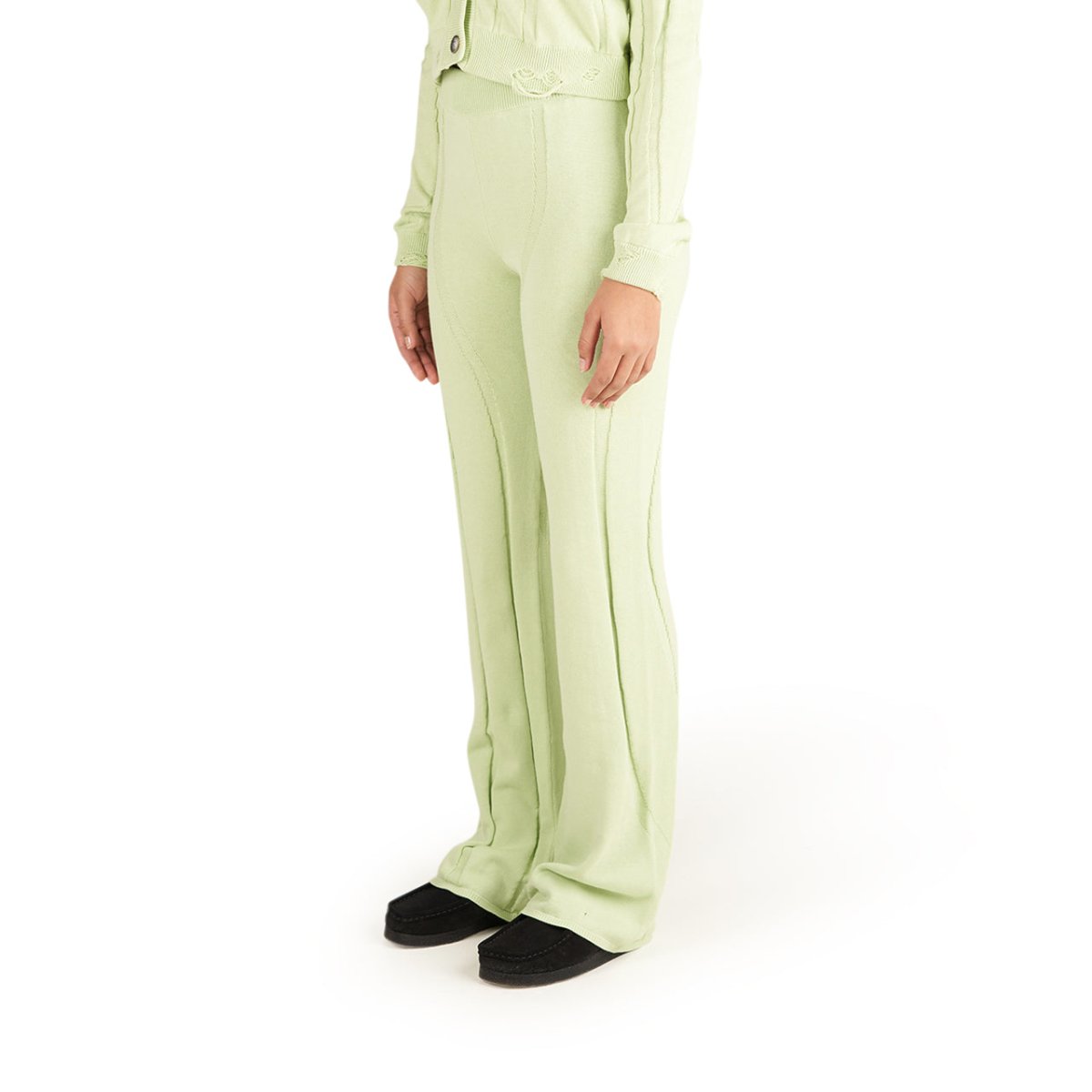 Han Kjobenhavn Knit Trousers (Blass Grün) - Allike Store