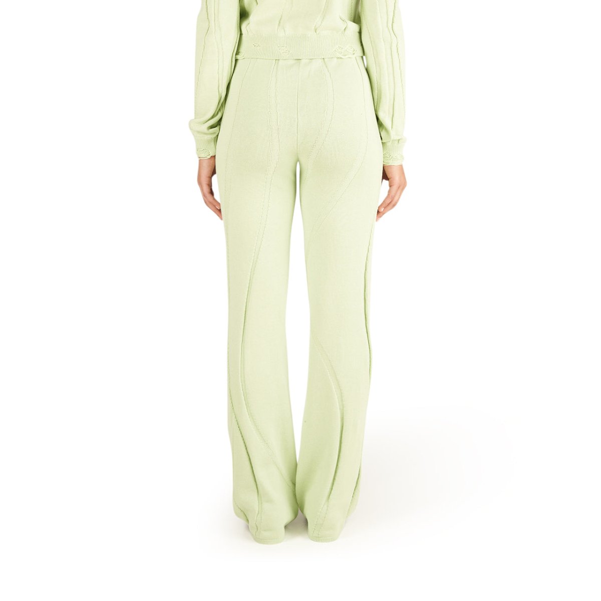 Han Kjobenhavn Knit Trousers (Blass Grün) - Allike Store