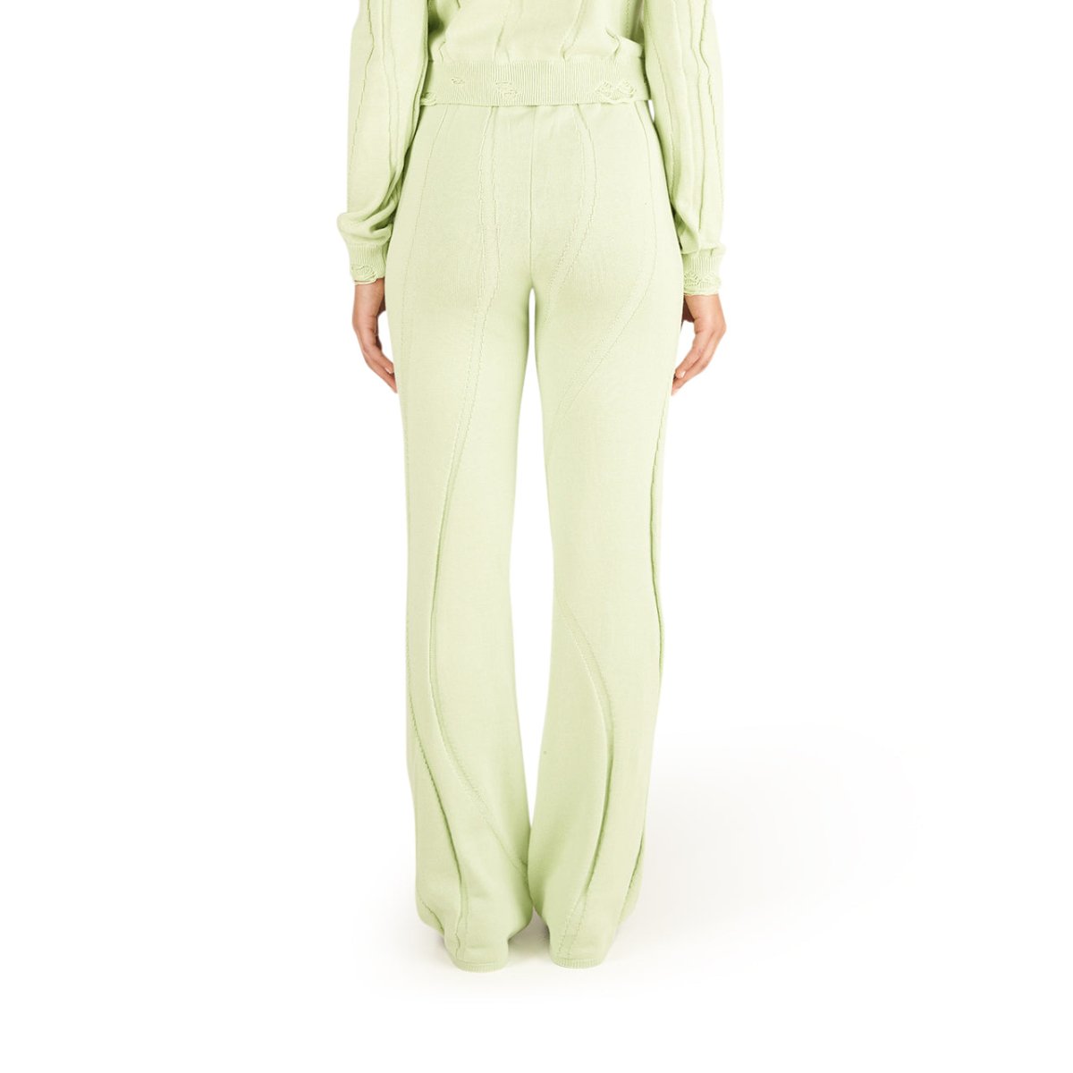 Han Kjobenhavn Knit Trousers (Blass Grün)  - Allike Store