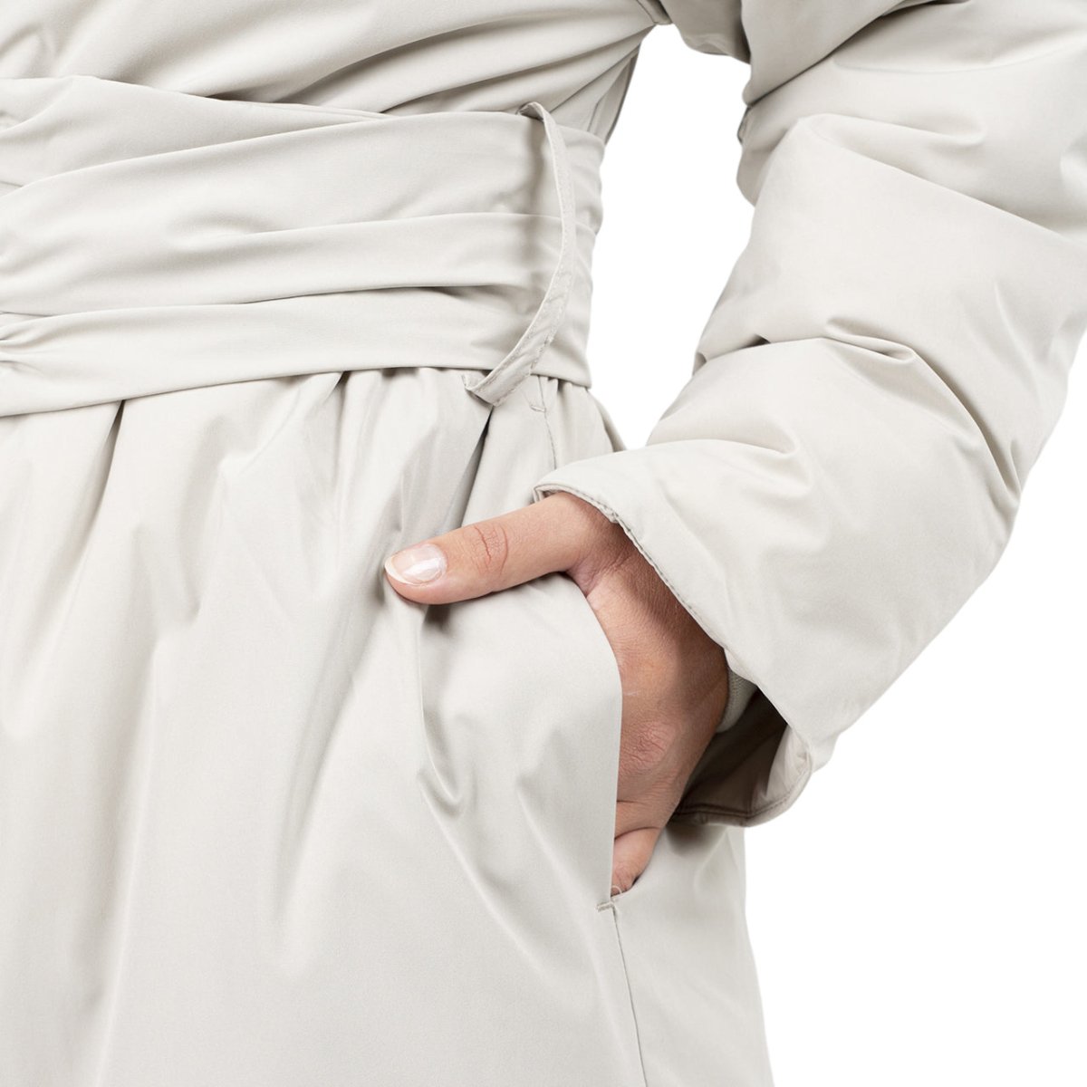 Han Kjobenhavn Padded Coat (Greige) - Allike Store