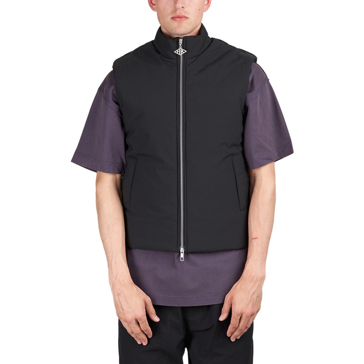 Han Kjobenhavn Padded Vest (Schwarz)  - Allike Store