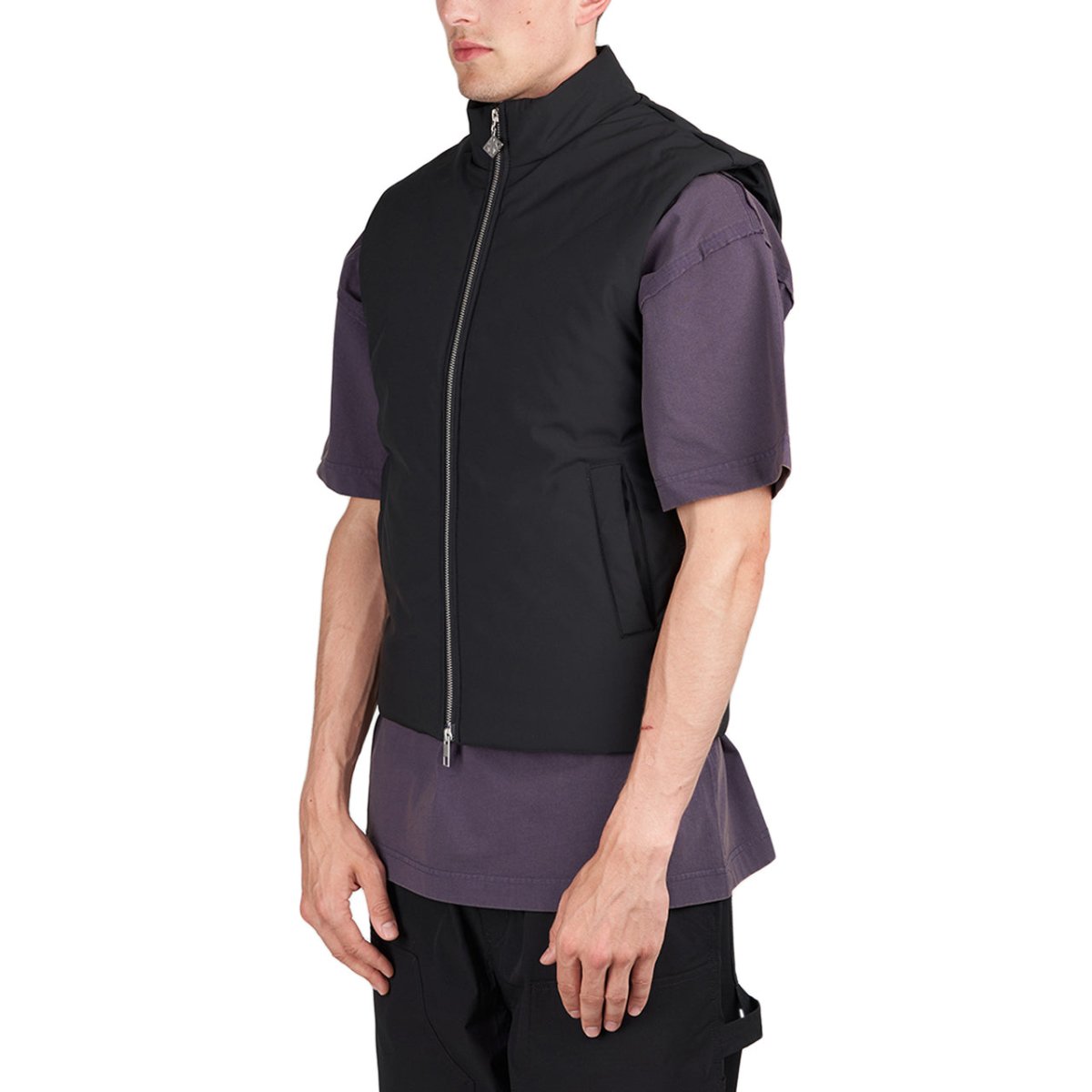 Han Kjobenhavn Padded Vest (Schwarz)  - Allike Store