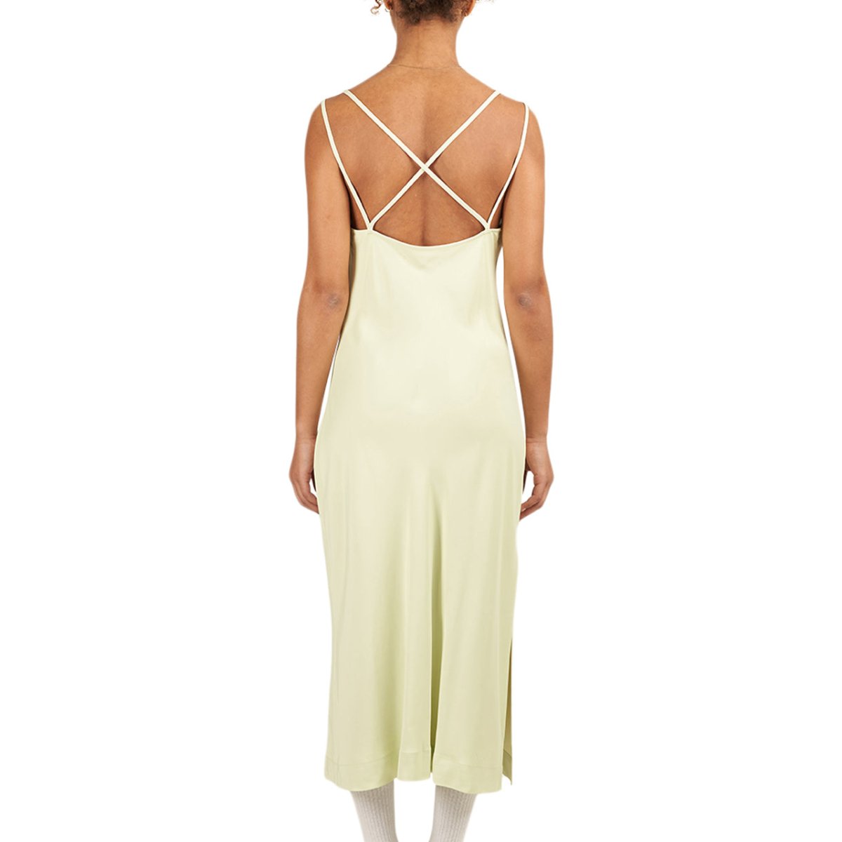 Han Kjobenhavn Slip Dress (Blass Grün) - Allike Store