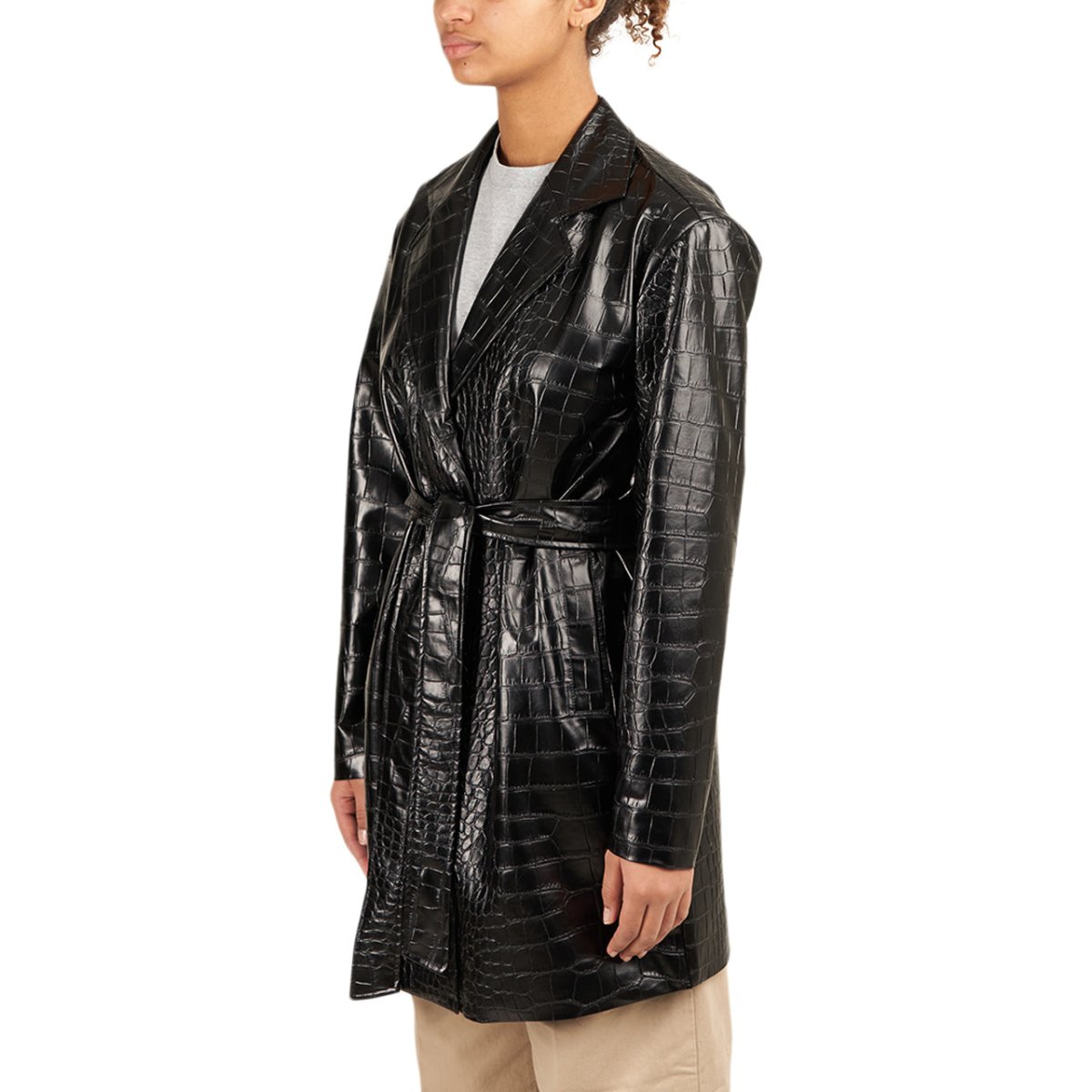 Han Kjobenhavn Wrap Belt Jacket (Schwarz) - Allike Store