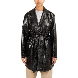 Han Kjobenhavn Wrap Belt Jacket (Schwarz) - Allike Store