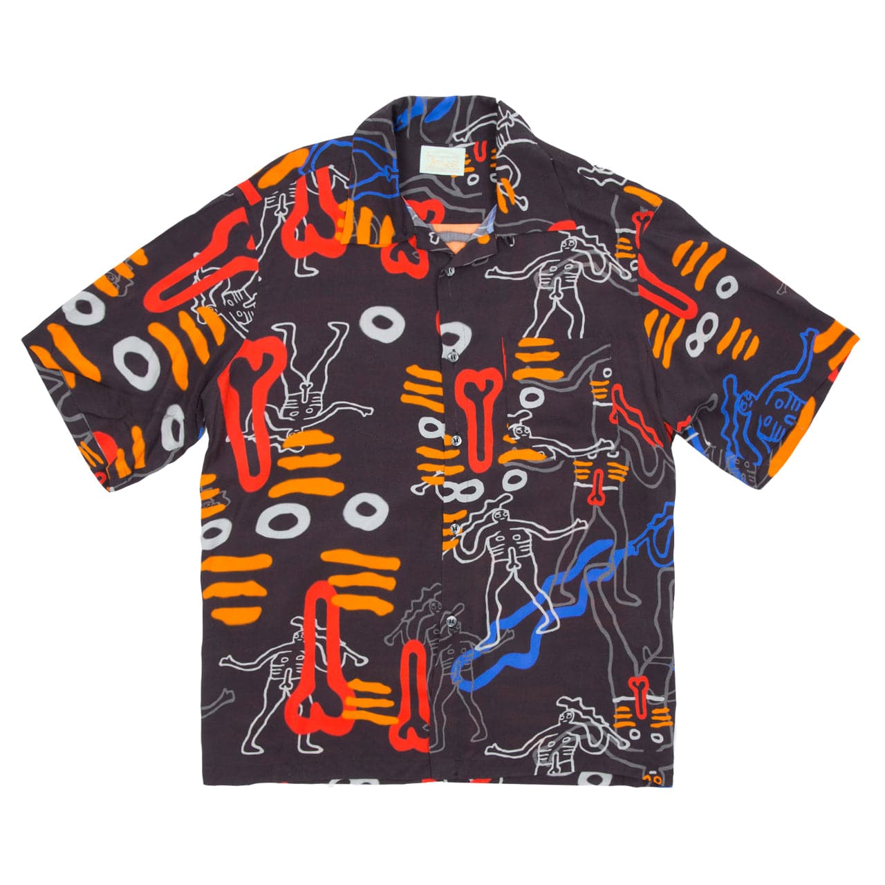 Aries Dude Hawaiian Shirt (Schwarz) - Allike Store