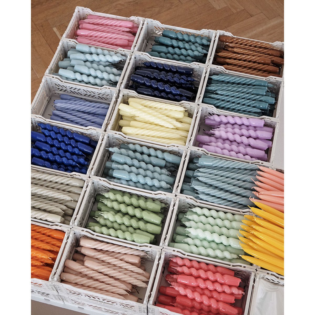 HAY Candle / Long mix 6 Stk (Grün) - Allike Store