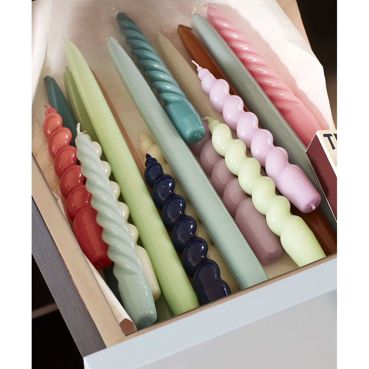 HAY Candle / Long mix 6 Stk (Grün) - Allike Store