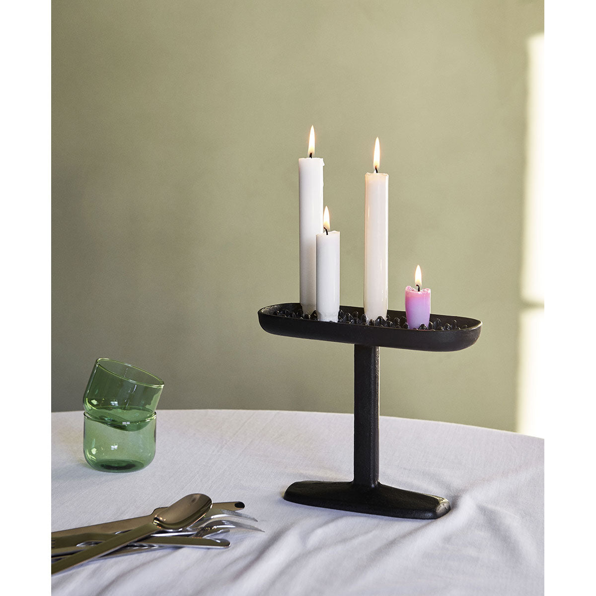 HAY Fonte Candleholder (Schwarz) - Allike Store
