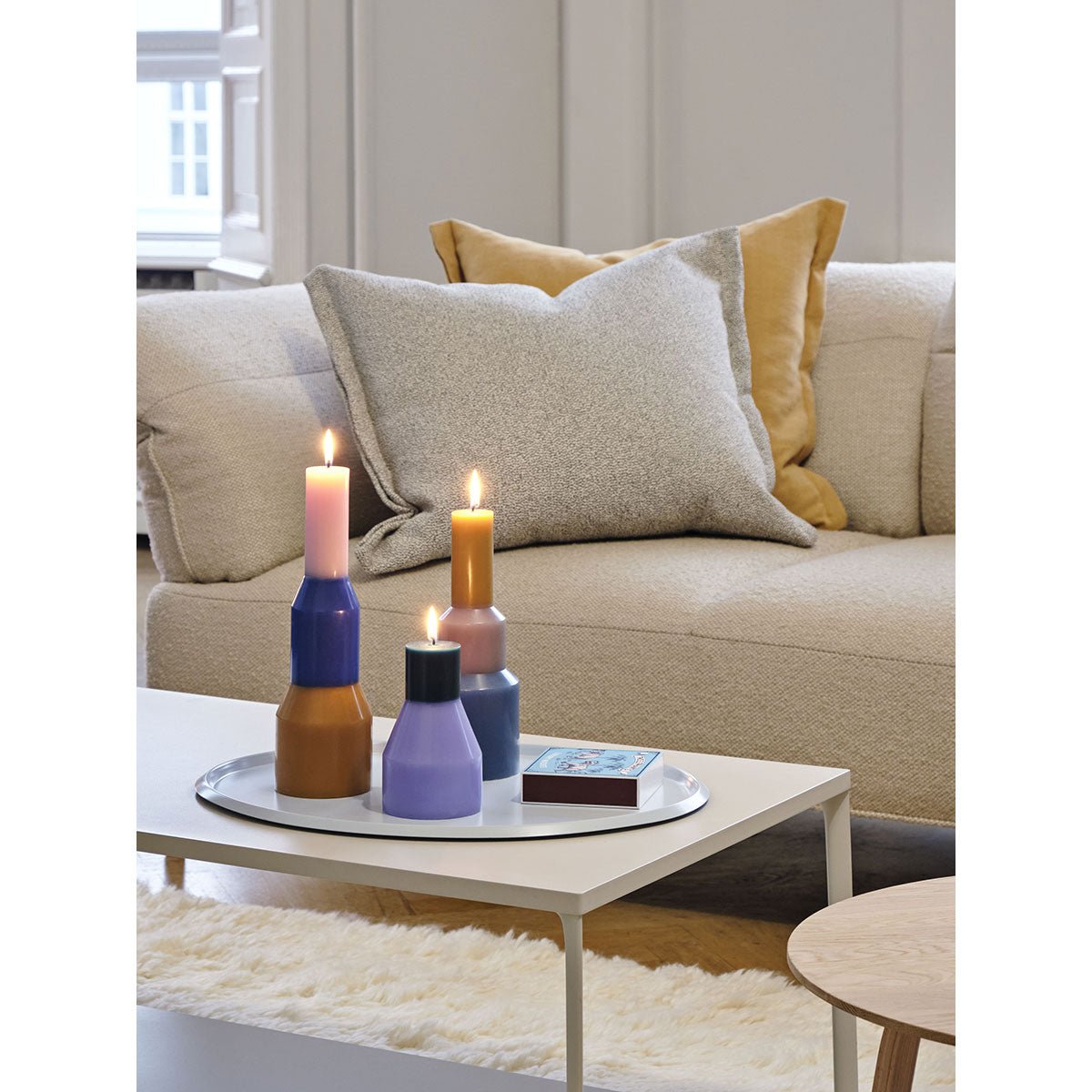HAY Pillar Candle / L (Multi) - Allike Store