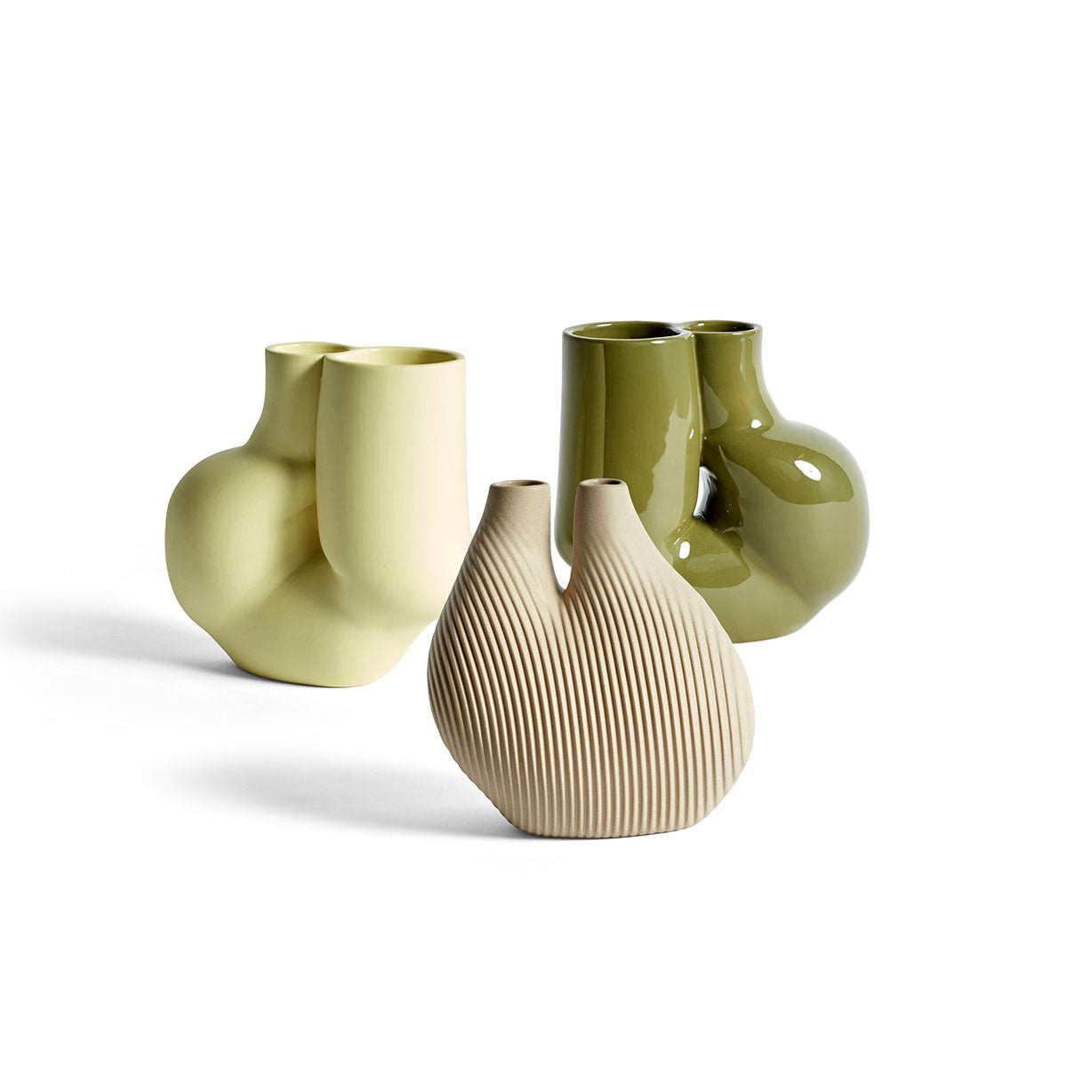 HAY W&S Vase / Chubby (Hell Gelb) - Allike Store